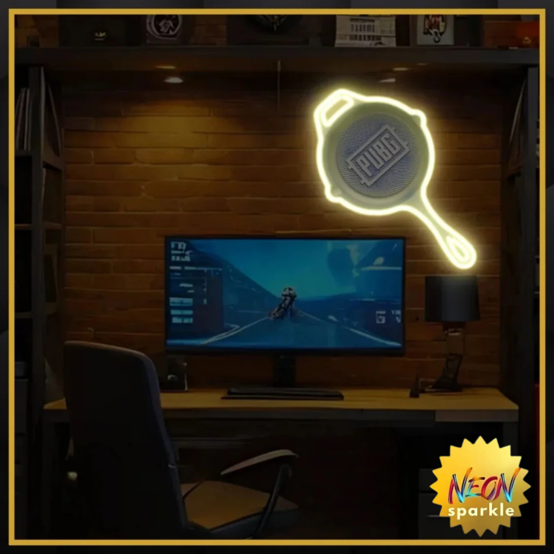 PUBG Frying Pan Neon Sign