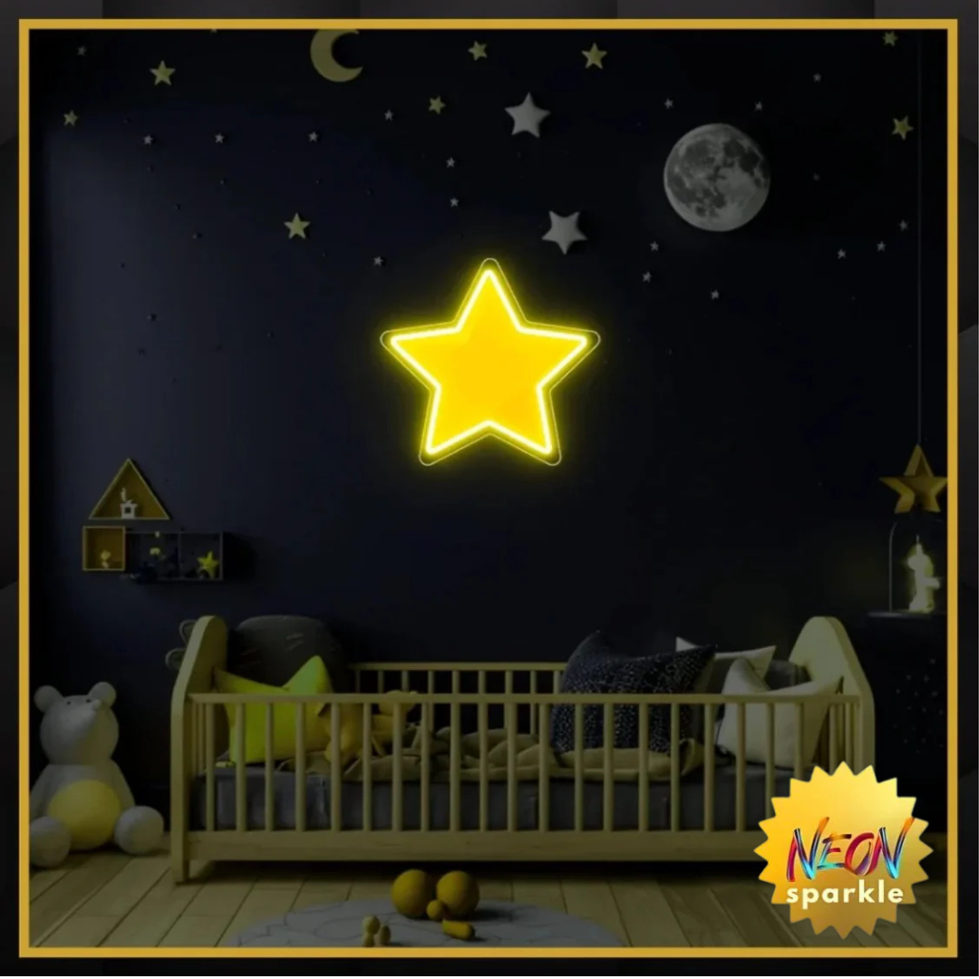 Star UV Neon Sign