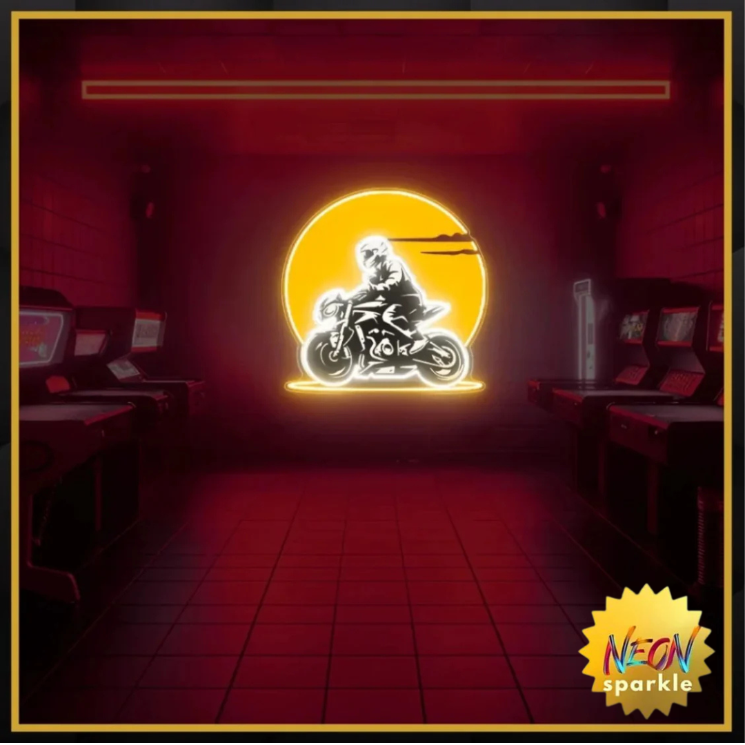 Sun Bike UV Neon Sign