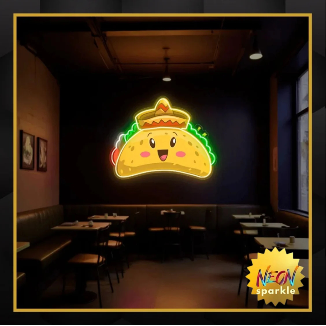 Tacos UV Neon Sign