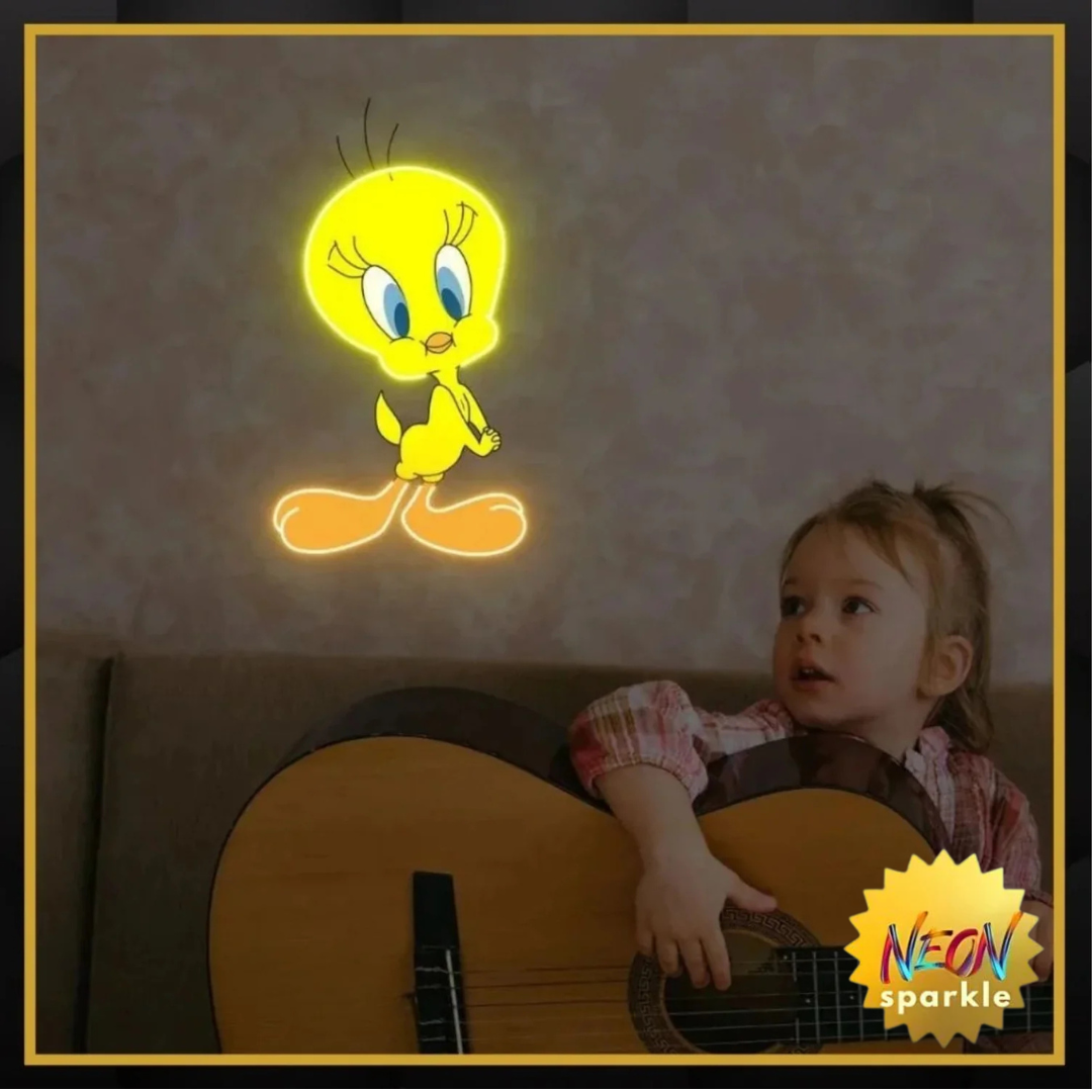 Tweety UV Neon Sign