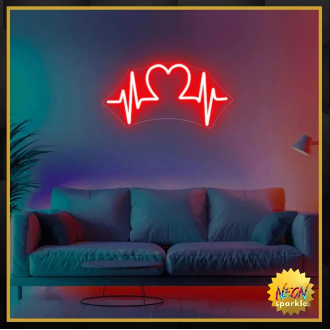 Heartbeat Neon Sign