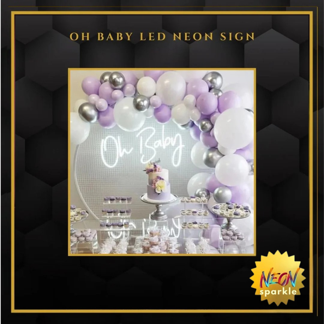 Oh Baby LED Neon Sign
