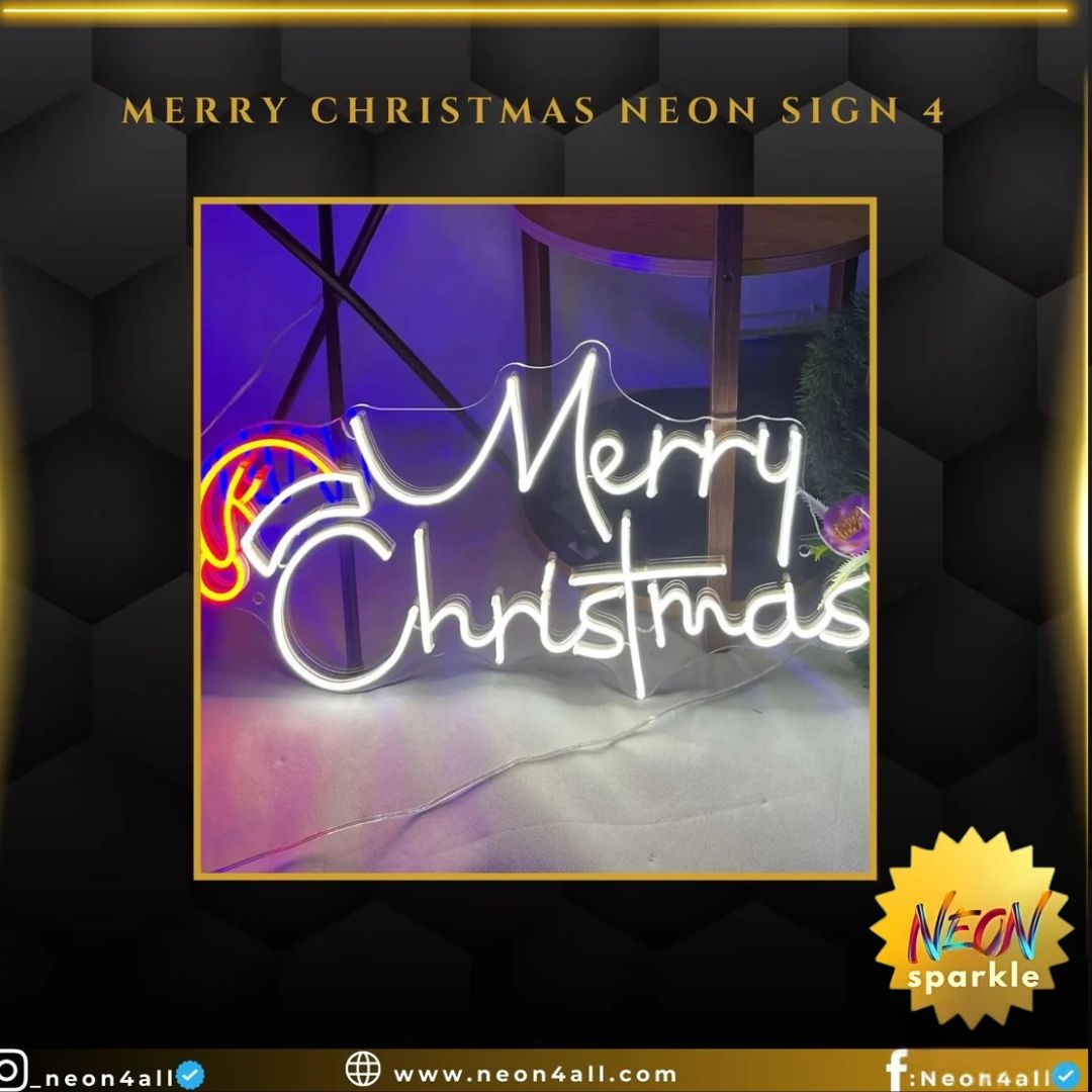 Merry Christmas Neon Sign