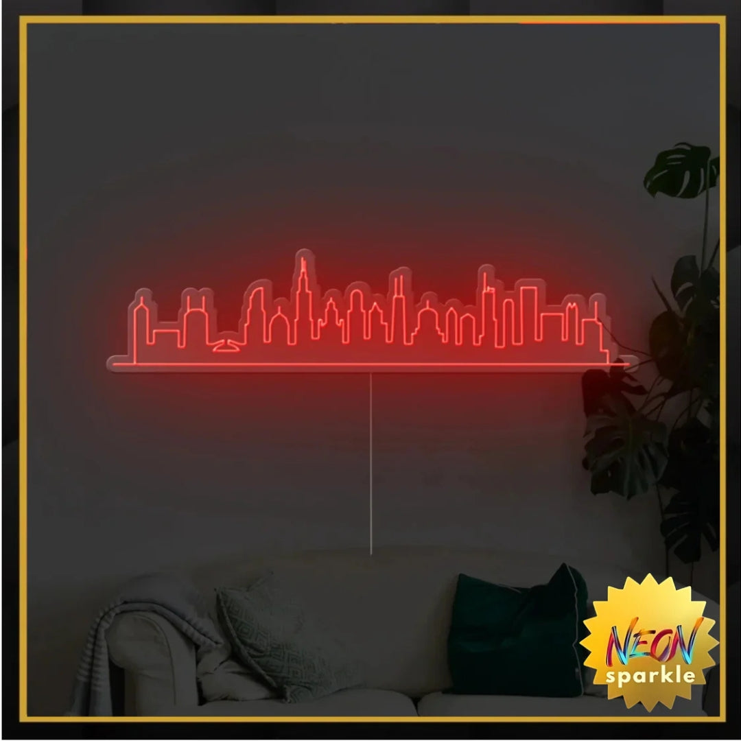 Skyline Neon Sign