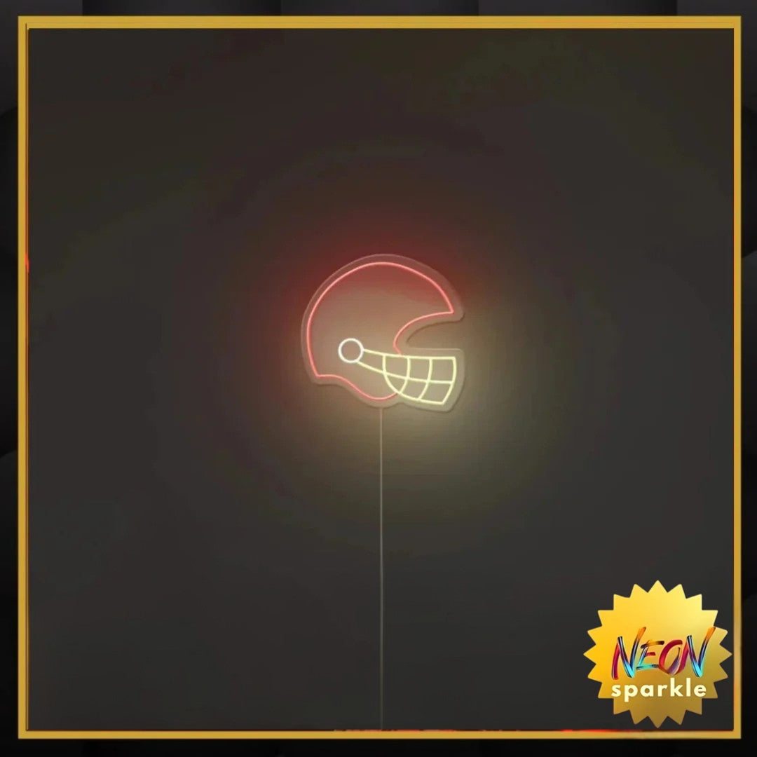 Helmet Neon Sign