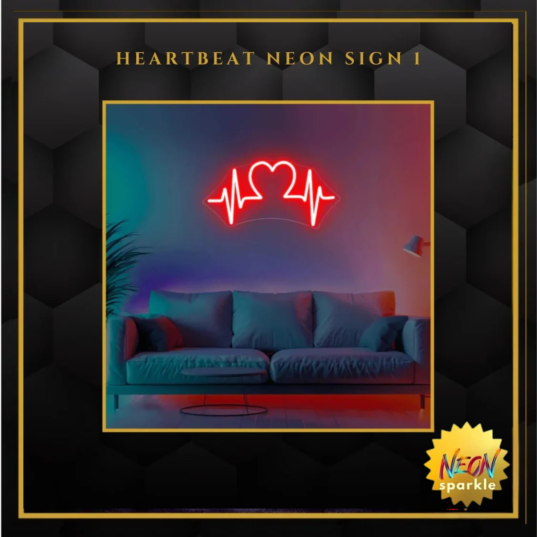 Heartbeat Neon Sign