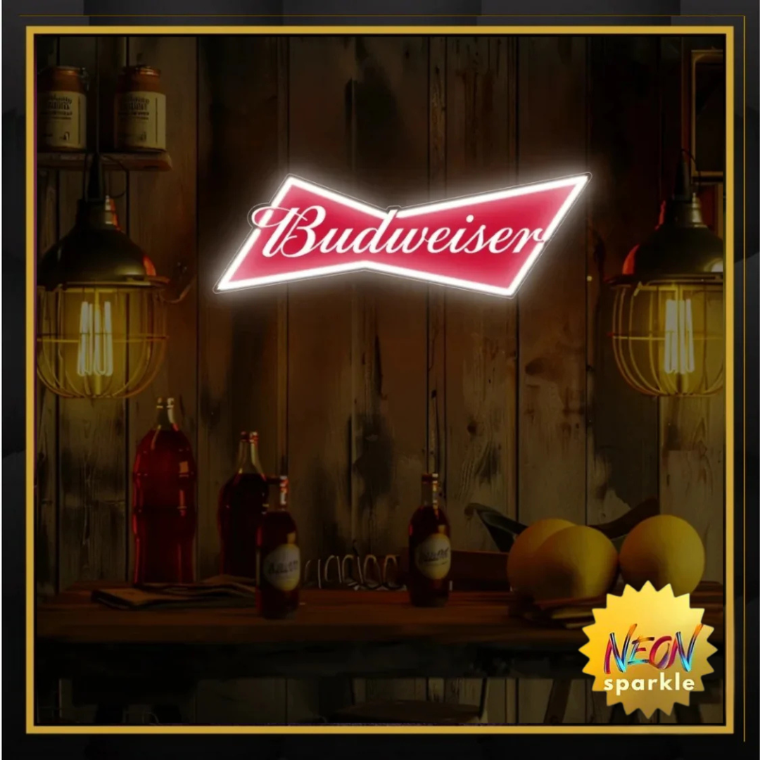 Budweiser UV Neon Sign