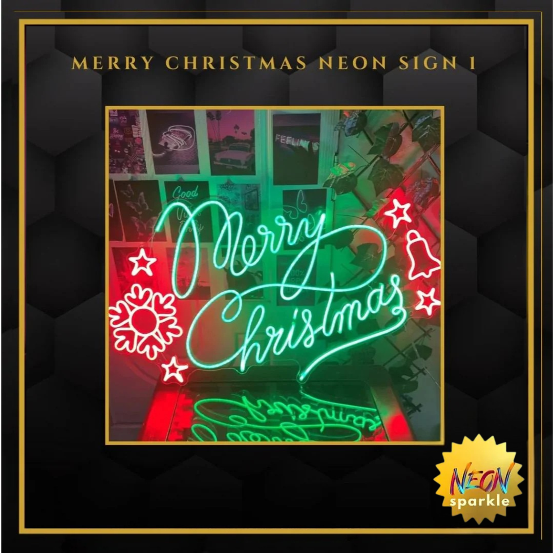 Merry Christmas Neon Sign