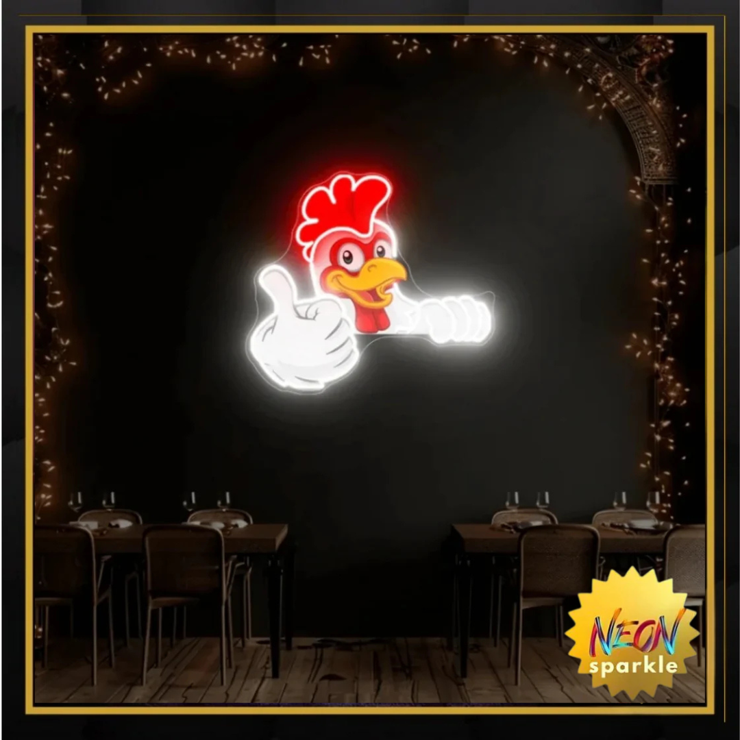 Chicken UV Neon Sign