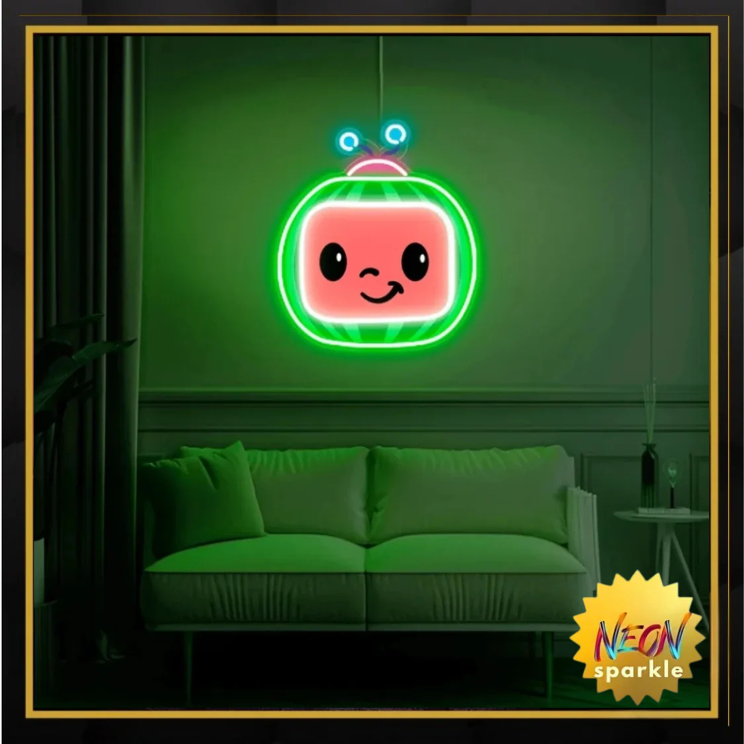 Cocomelon UV Neon Sign