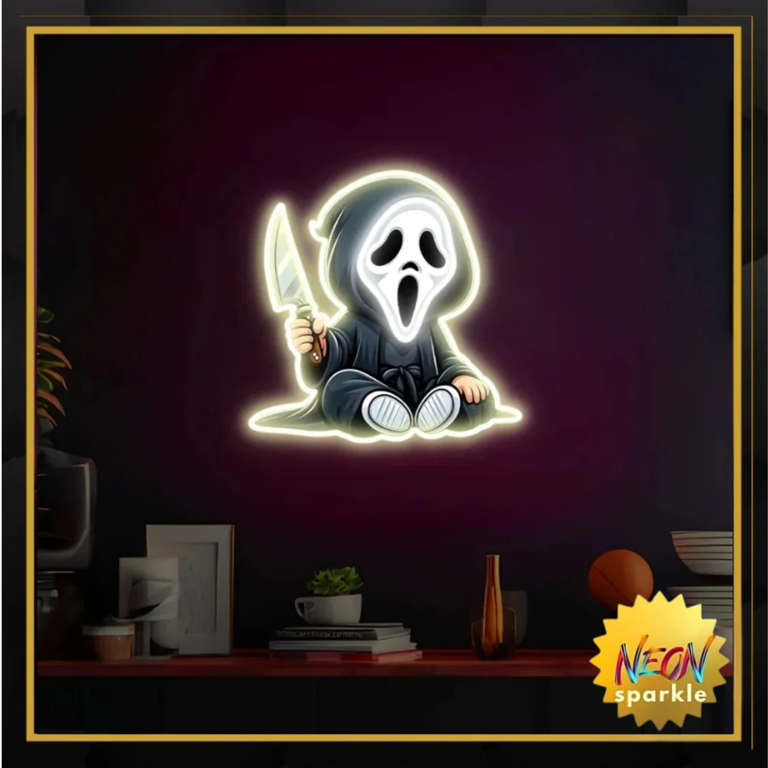 Death Angel UV Neon Sign