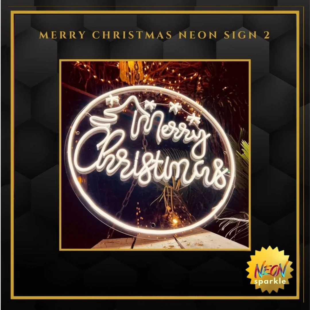 Merry Christmas Neon Sign