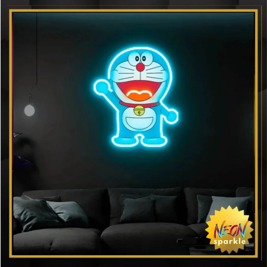 Doraemon UV Neon Sign