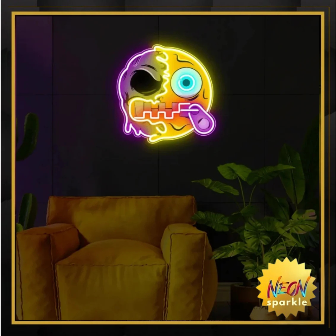 Evil Spongebob UV Neon Sign