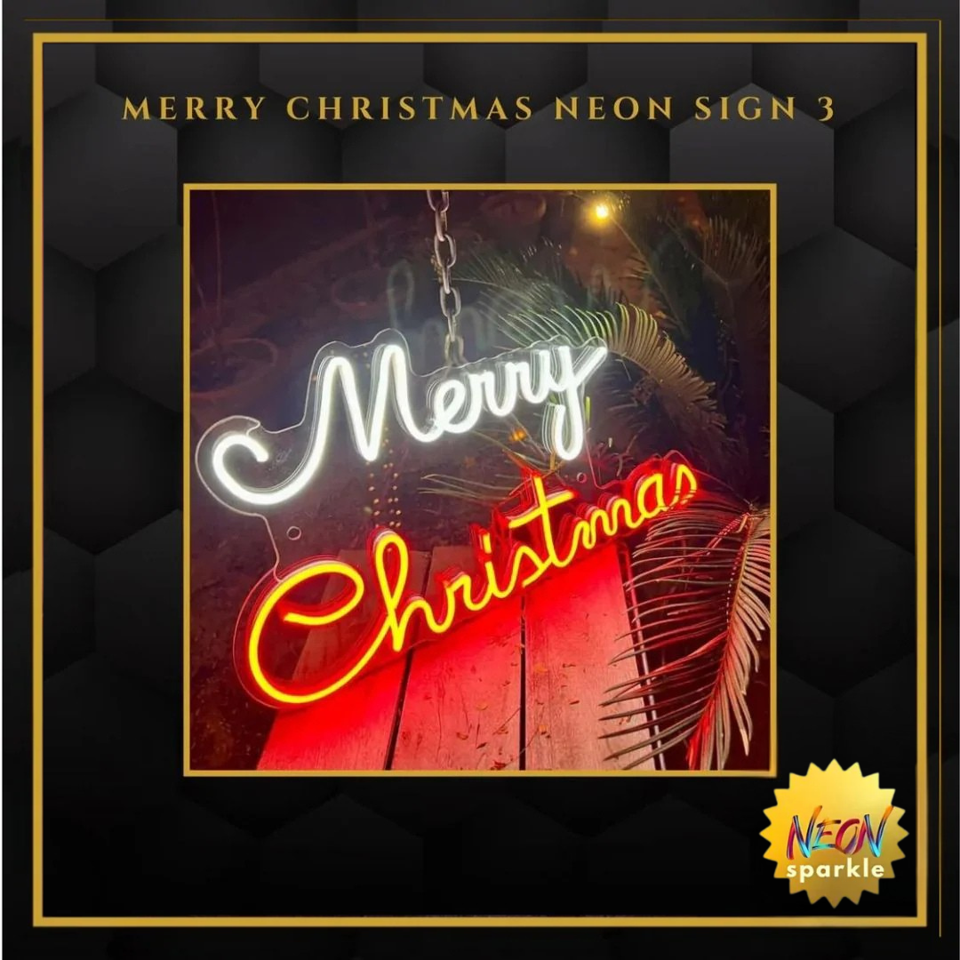 Merry Christmas Neon Sign