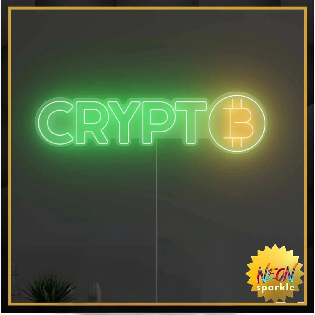 Crypto Neon Sign
