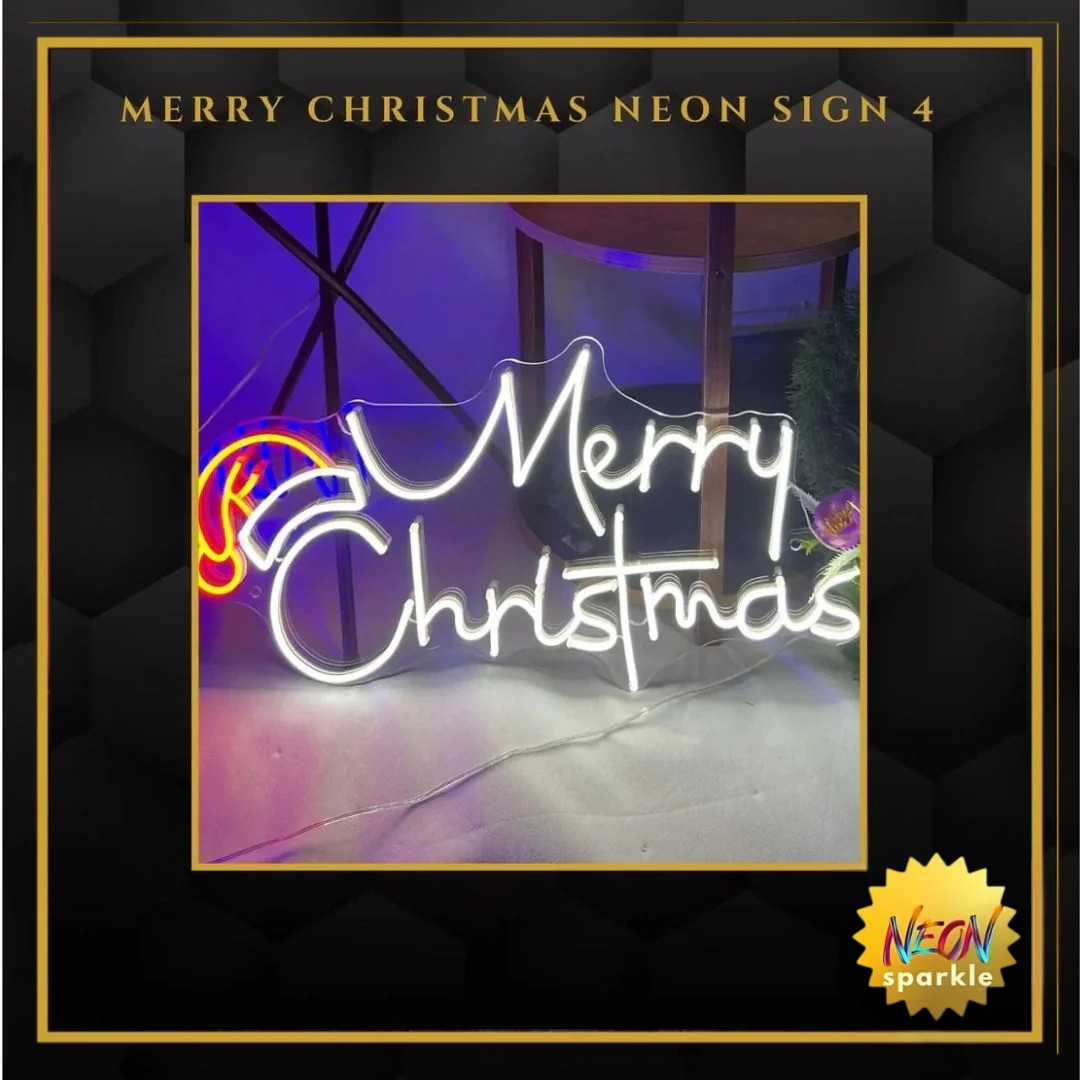 Merry Christmas Neon Sign