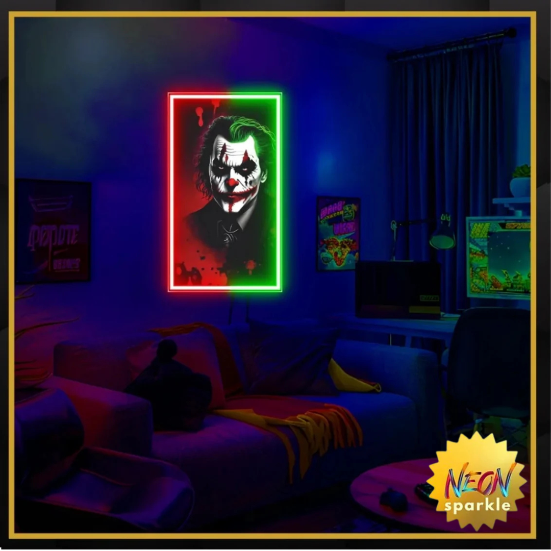 Joker UV Neon Sign