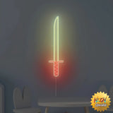 Sword Neon Sign by Neon Sparkle - LED Wall Light for Room Decor