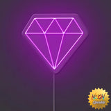 Diamond Neon Sign – Elegant LED Wall Decor Light by Neon Sparkle