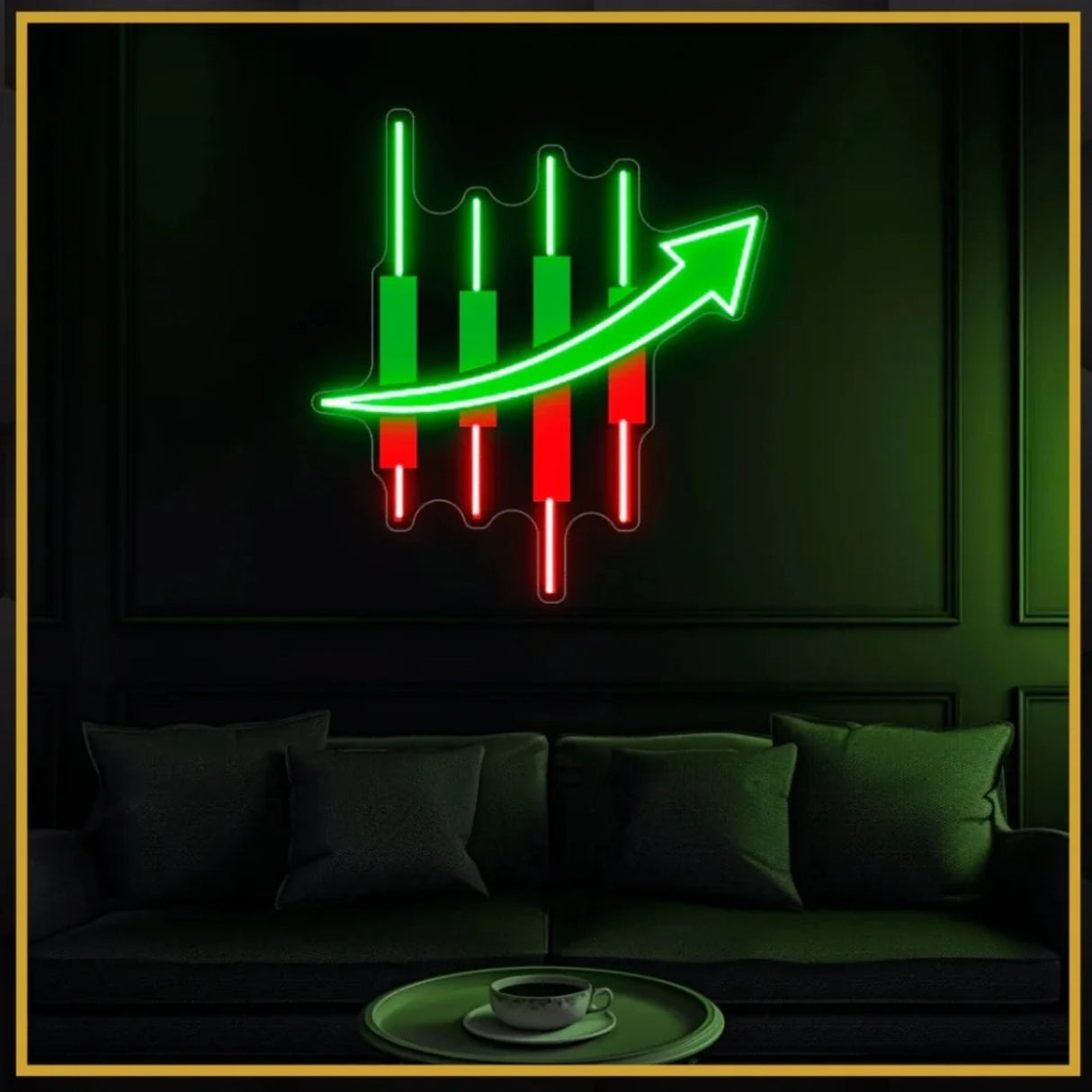 Holographic Pok?on Pikachu UV print neon sign