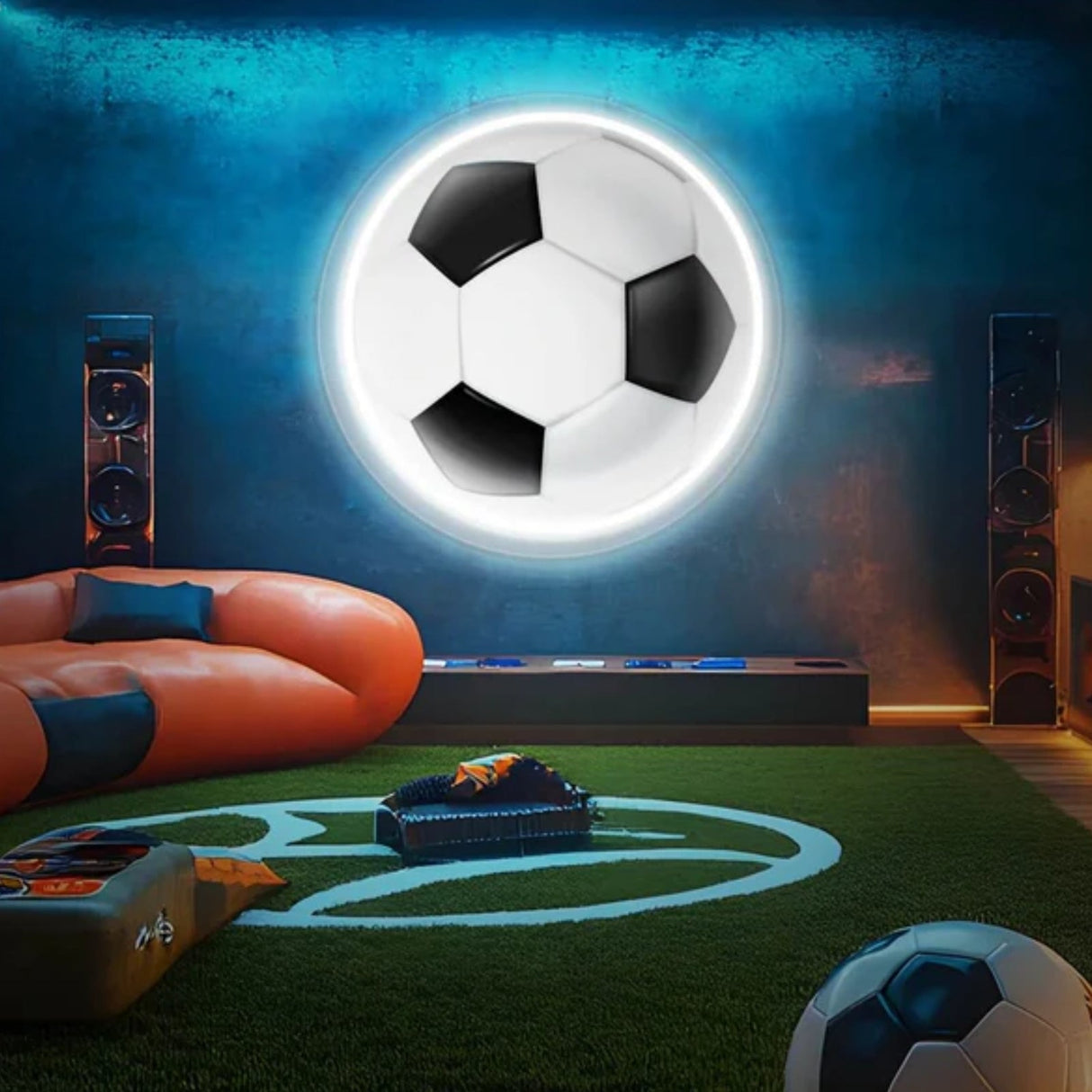 Football UV LED Neon Sign Light Up Your Love for the Game!