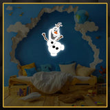 Olaf UV Neon Sign