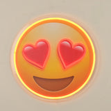 Heart Eyes Emoji Neon Sign
