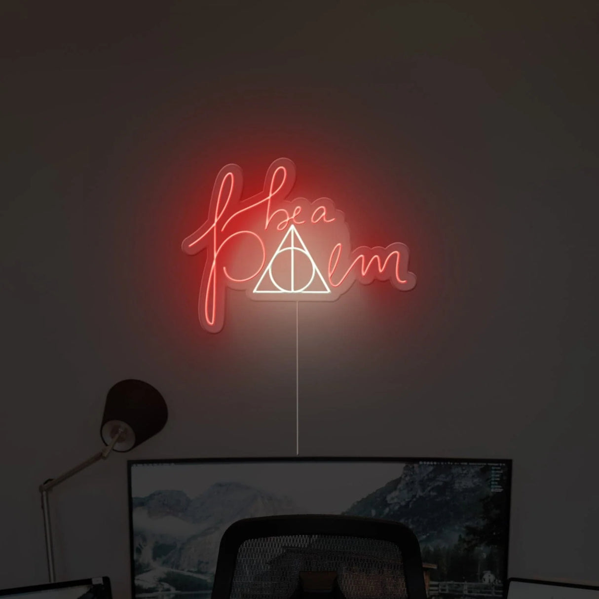 Be A Poem Neon Sign
