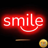 Smile Neon Sign – LED Wall Light for Home Decor by Neon Sparkle