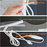 It's My Birthday Neon Sign USB Powered with Dimmer Switch Neon Lights for Room