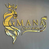 Custom Business Sign, Professional 3D Laser Cut Acrylic Business Logo Sign for Wall
