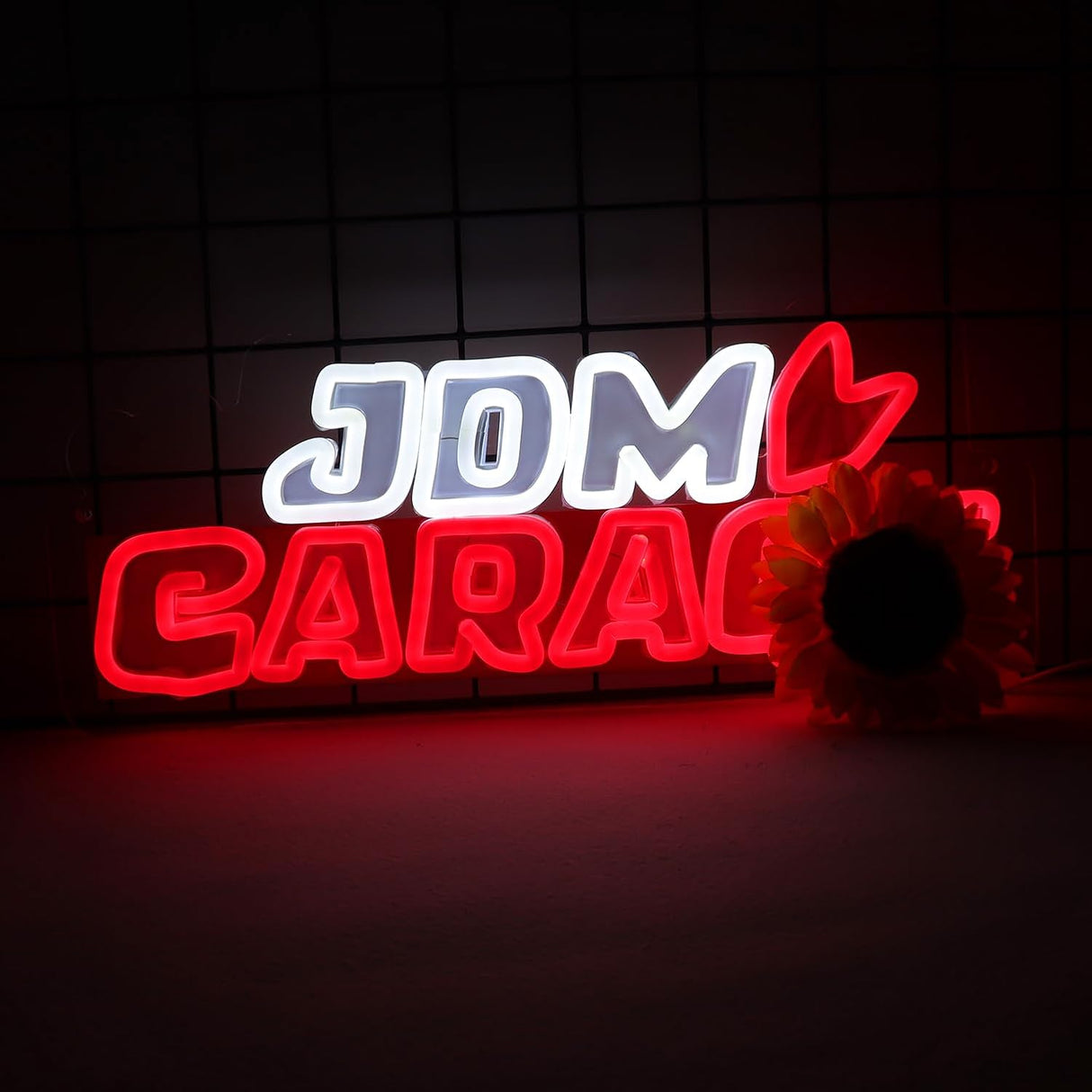 J.D.M Garage Neon Signs for Wall Decor Garage Neon Lights
