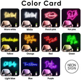 Custom Neon Signs for business logo, Handmade Personalised Neon Sign Customizable for Wall Decor/Bedroom/Birthday Gift/Weddings Events