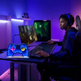 Game Neon Sign Mirror, Powered by USB (10.24X6.8 inch), Game Controller Neon Sign for Gamers