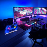 Game Neon Sign Mirror, Powered by USB (10.24X6.8 inch), Game Controller Neon Sign for Gamers