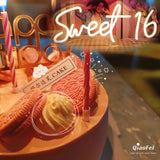 Sweet 16 Neon Sign USB Powered with Dimmer Switch Neon Lights for Girls Room Home Art Wall Decor