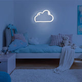 Cloud Neon Signs, LED Light for Wall Decor, Battery or USB Powered Sign Shaped Decoration Lights