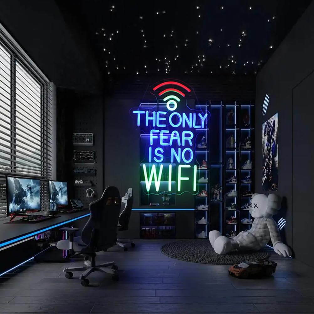 Gaming Neon Sign, Led USB Dimmable Game Signs for Game Zone