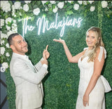 Dimmable Neon Name Sign Personalized for Bedroom, Name Light up Sign for Dorm Wedding Backdrop Birthday Party