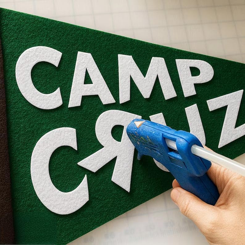 Personalized Name Pennant Flag, Handmade Custom Felt Nursery Pennant for Boy Girl