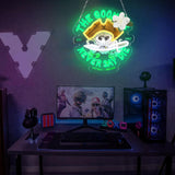 The Goo.nies Never Say Die Neon Signs for Wall Decor Game Neon Lights