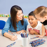 24 Pcs Space Pencils for Kids，Novelty Fun Lead Pencils with Eraser Rocket and Space Party Favors for Birthday Party，