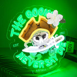 The Goo.nies Never Say Die Neon Signs for Wall Decor Game Neon Lights