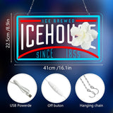 Lager Beer Neon Signs for Wall Decor Ice.house Neon Lights for Bedroom Led Signs