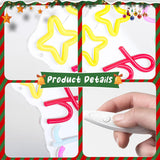 Merry Christmas Neon Sign, Dimmable LED Christmas Lights Neon Letter Sign for Window Displays