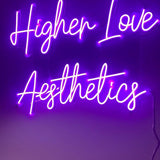 Custom Neon Signs, Handmade Personalised Neon Lights Sign for Wall Decor/Bedroom/Birthday Gift/weddings/events/business logo (40inch, 2LINE)