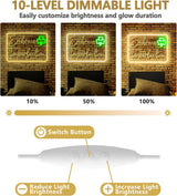 Clover - 13"x18" Warm White Green LED Light for Bedroom Home Office Mental Health Party Decor