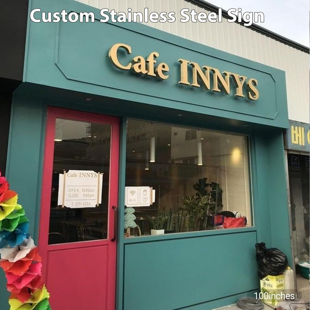 Handmade Professional 3D Laser Cut Acrylic Stainless Steel Letter Personalized for Wall